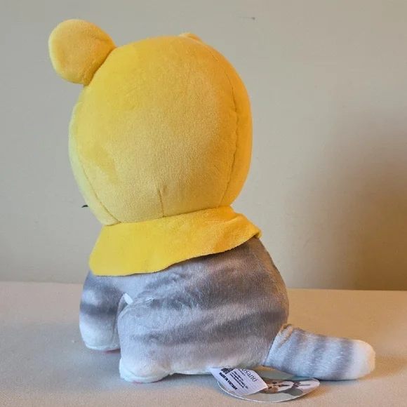 Mofusand Grey Cat With Yellow Frog Hoodie Round 1 Prize - Picture 3 of 11